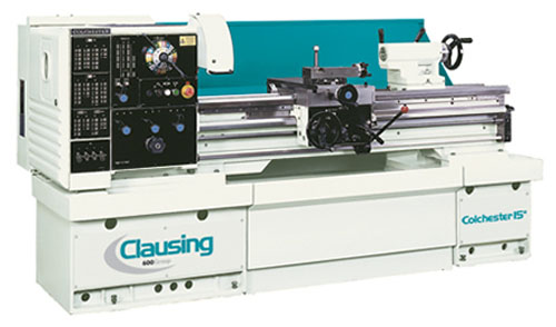 Clausing Colchester 8043 15 x 50 Gap Bed Lathe