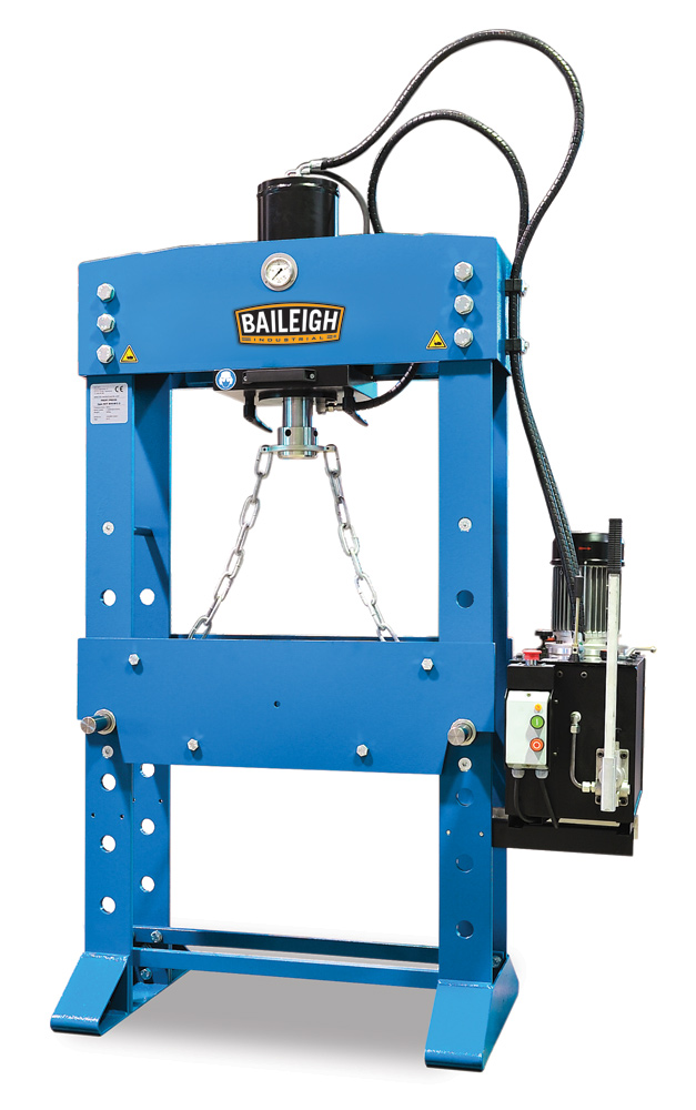 Baileigh HSP-66M-HD Hydraulic 66 Ton Shop Press 1012402
